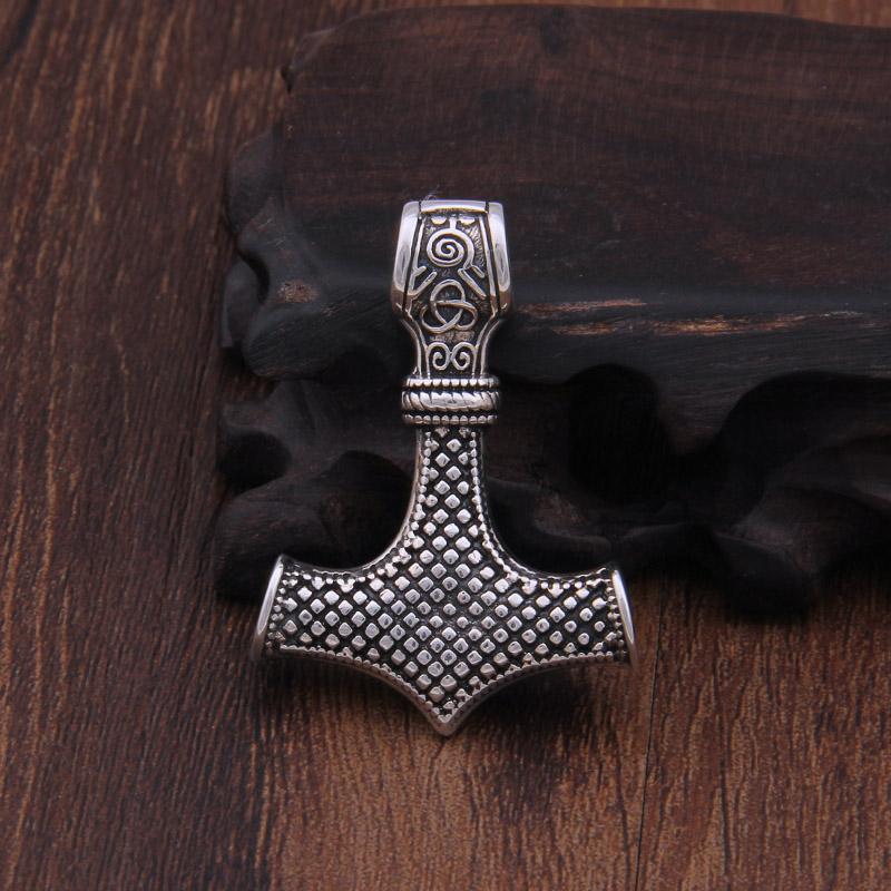 Mjolnir necklace deals silver