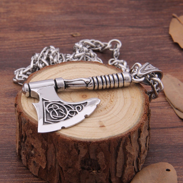 Viking Axe Necklace - 316 Stainless Steel