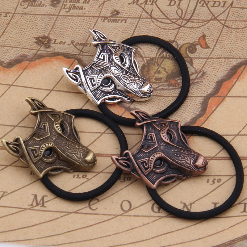 Fenrir head elastic hair band