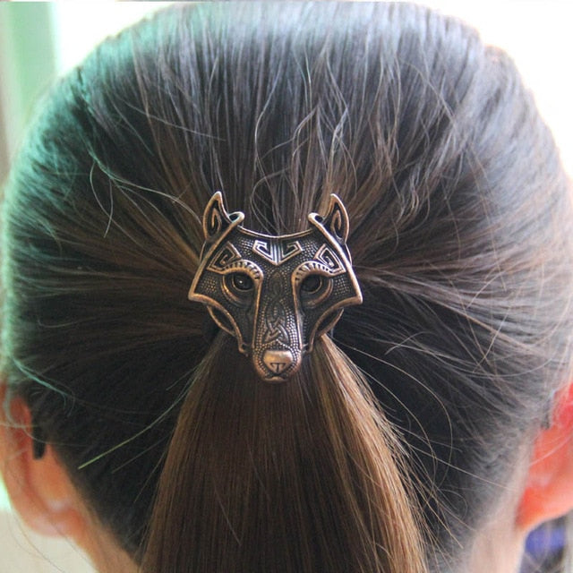 Fenrir head elastic hair band