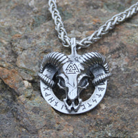 Thor Goat 316 Stainless Steel Necklace