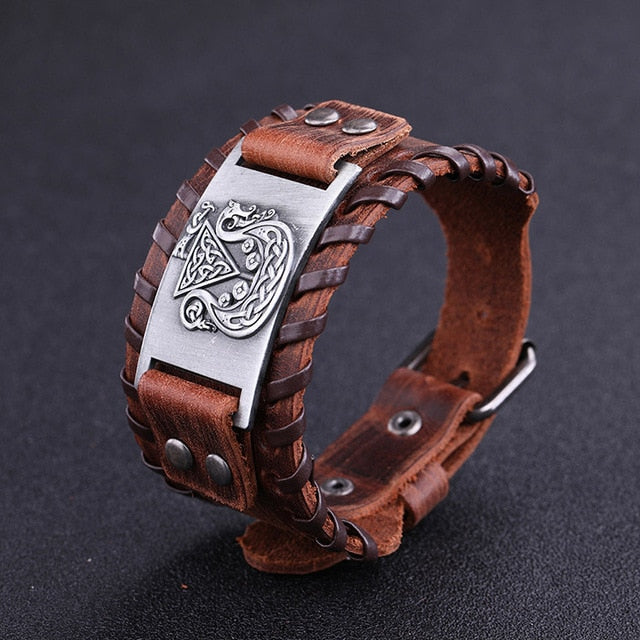 Drakar Leather Bracelet