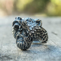 Berserker Warrior 316L Stainless Steel Ring - TheWarriorLodge