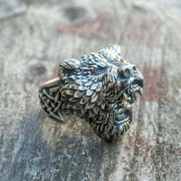 Berserker Warrior 316L Stainless Steel Ring - TheWarriorLodge